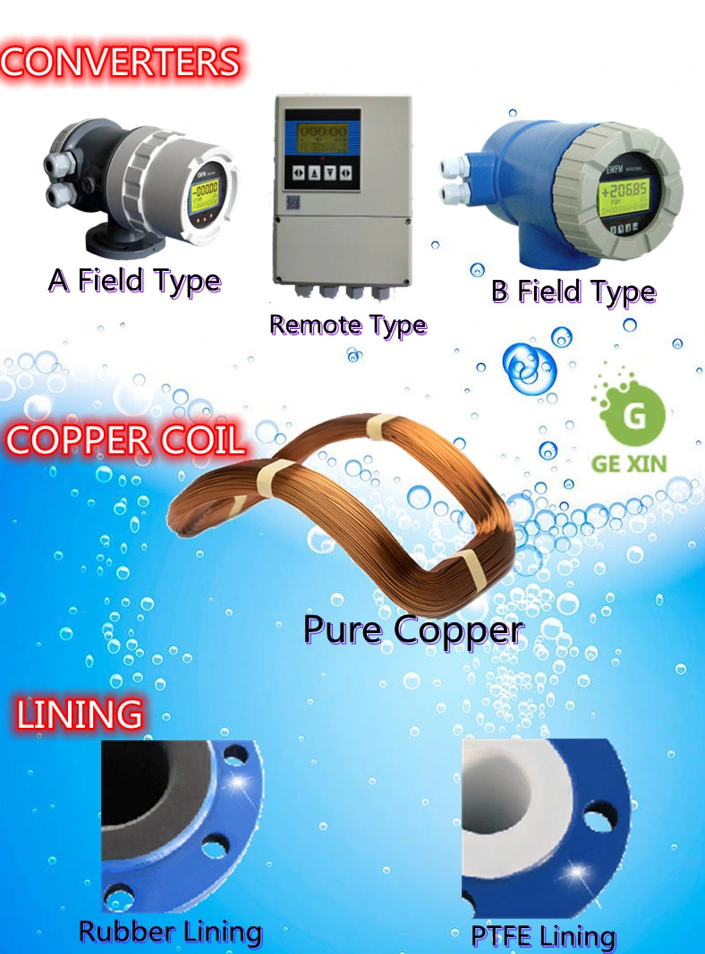 Insertion Electro Magnetic Flow Meter for Sea Water Sewage Slurry