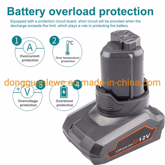 卸売メーカー 12V 4000mAh L1240 リチウム充電式バッテリーの交換 Aeg Rigdig コードレス電動ドリルツール用
